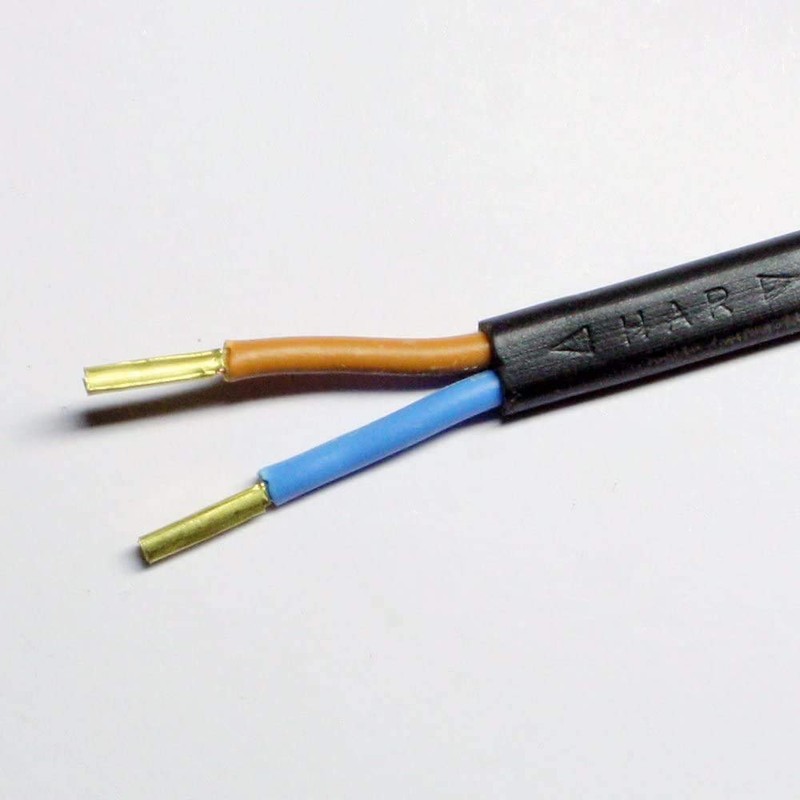 1.50 m Connection Cable H03VVH2-F 2 x 0.75 mm² -