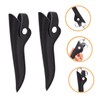 WOONEKY 2pcs Hair Cutting Shear Razor Cases Barber Shears Cover