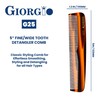 Giorgio G25 FineTooth and WideTooth Pocket Comb - Hair Styling