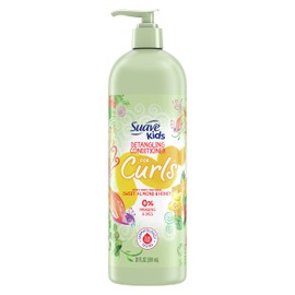 Suave+ Kids Naturals Conditioner, Kid Conditioner, Naturals Curls Detangling, Dermatologist Tested and Tear-free Conditioner 20 oz