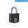 Yale - YE3B/25/112/1/BK Standard Security 25mm Aluminium Padlock - Black
