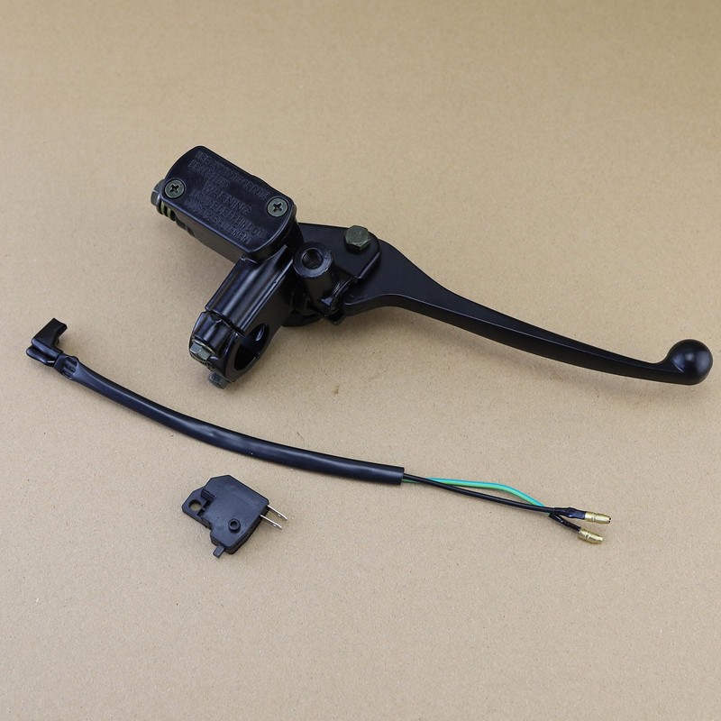mokuo Right Side Motorcycle Brake Master Cylinder Assembly with Brake