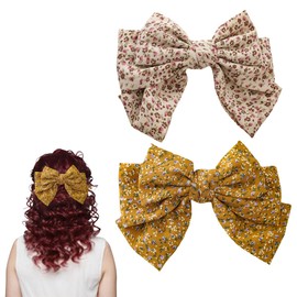 scicent Hair Clips 2 Pcs Big Bow Hair Barrettes for Women Girls 28209