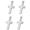 4 Pack Cross Mending Plate, Straight Support Brace Heavy Duty