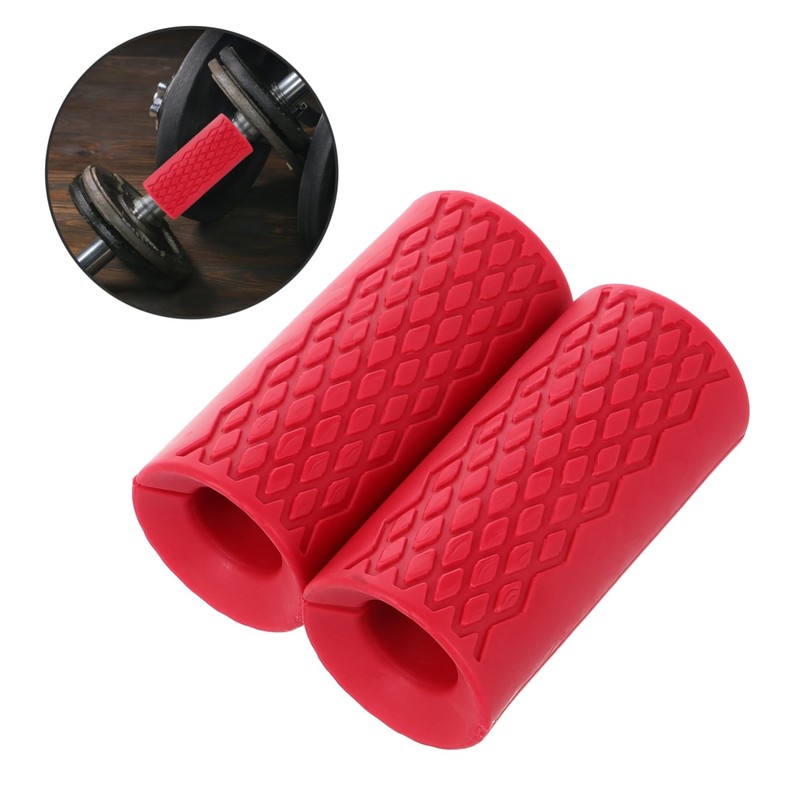 BIUDECO 2pcs Non Slip Dumbbell Handle Covers Portable Wear Resistant