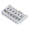 Hardtail Bridge with Saddles Metal 6 String Fixed Replacement for