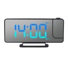 Projection Alarm Clock 7.4 Inch LED Mirror Digital Alarm Clock