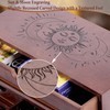 Large Wooden Tarot Card Holder Box - 13.4" x 11.6"