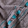 Erwin Müller Hand Towel Set 2-Pack Achern Grey/Turquoise Size 50