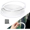 Winunite 32.8Ft(10M) Car Door Edge Guards White, Fits Most Vehicles,