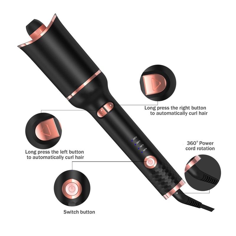 Curling Iron Automatic Curling Iron 4 Adjustable Temperature Hair Curler