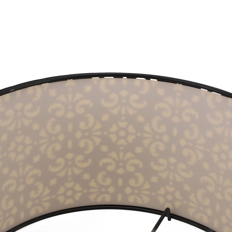 Metal Barrel Lampshade Hollow Exquisite Wrought Iron Lamp Shade with