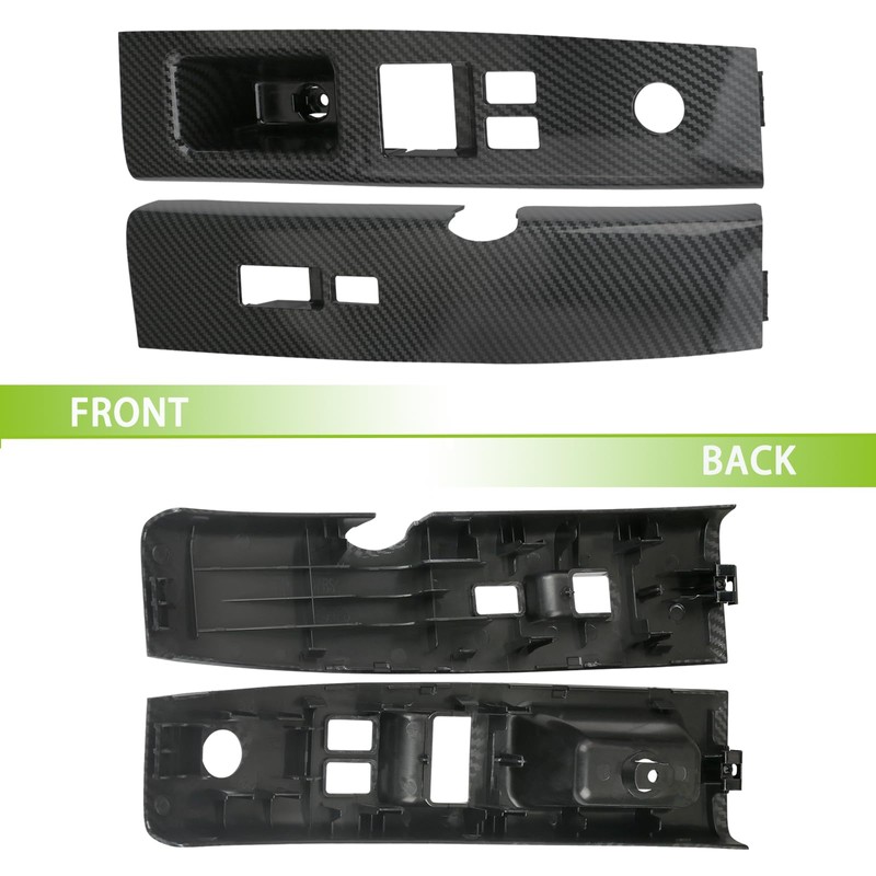 omoZone Pair Window Switch Bezel Cover Front Left&Right Side Door