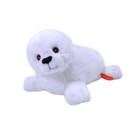 Wild Republic EcoKins Mini Harp Seal Pup Stuffed Animal 8 inch, Eco Friendly Gifts for Kids, Plush Toy, Handcrafted Using 7 Recycled Plastic Water Bottles