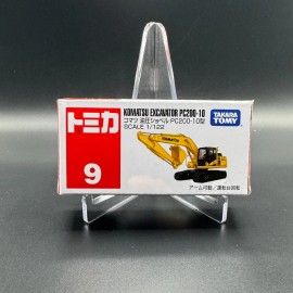 Takara Tomy Tomica Tomica No. 9 Komatsu Excavator PC200-10 Diecast Scale 1:122 US Seller