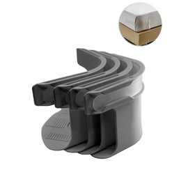 2025 New Bed Sheet Holder with Lock Strips, Heavy Duty Bed Sheet Corner Fastener,Easy Installation for Most Size Mattress, Set of 4, Secure Bed Sheets Firmly in Place (Grey)