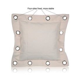 HYFAN Canvas Wall Bag for Wing Chun Kung Fu Boxing Training Punch Bag Striking Sand Bag (White)