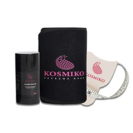 KOSMIKO Extreme Heat Sweat Shaper for Women and Men with Workout Enhancer Gel PINK, A(41'' Length x 9'' Width)