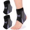 2 Pcs Ankle Brace for Women Men, Purple Adult Support
