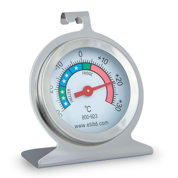 stainless steel fridge/freezer thermometer. Ideal For Home, Restaurants, Bars, Cafes