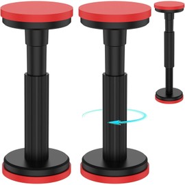 2 Pcs Telescopic Support Pole, Nylon Adjustable Shelf Brackets, 200 kg Weight Capacity, Shelf Brackets, 18-45cm Cabinet Lifting Bracket, for Cabinet Jack, Cargo Bars, Sofa Sink