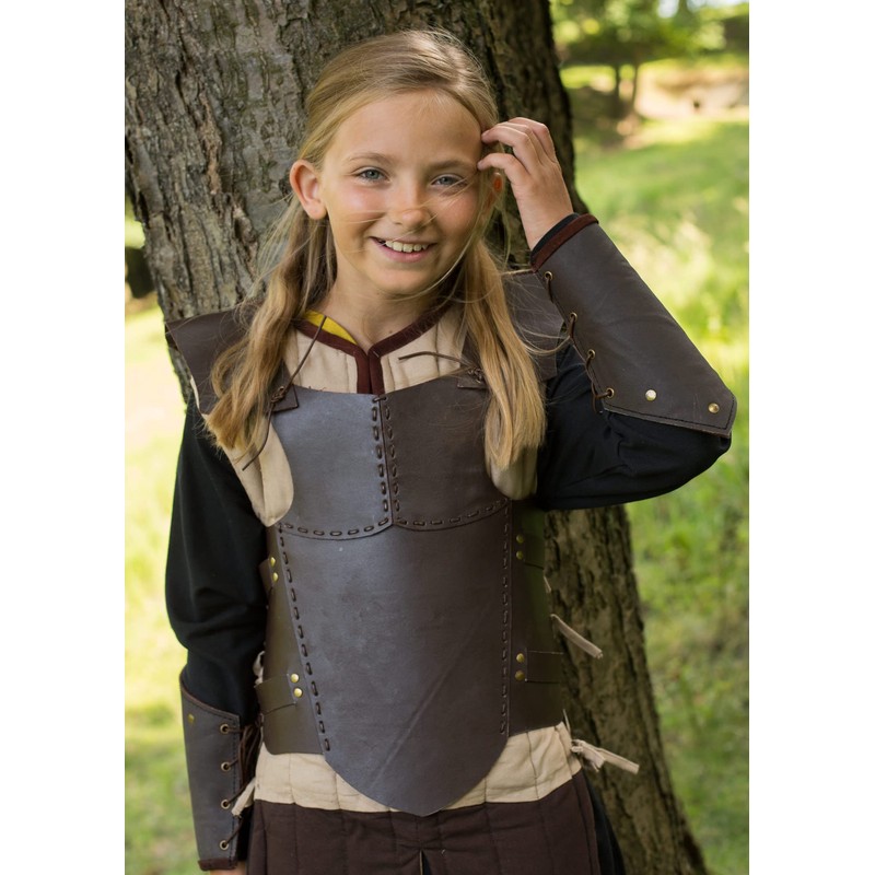 Epic Armoury 100451 Ready For Battle Bracers Brown Underarm Tank