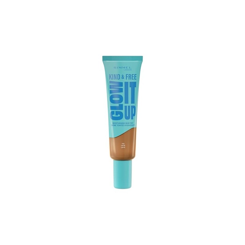 Rimmel London Kind & Free Glow It Up Foundation, Moisturising,