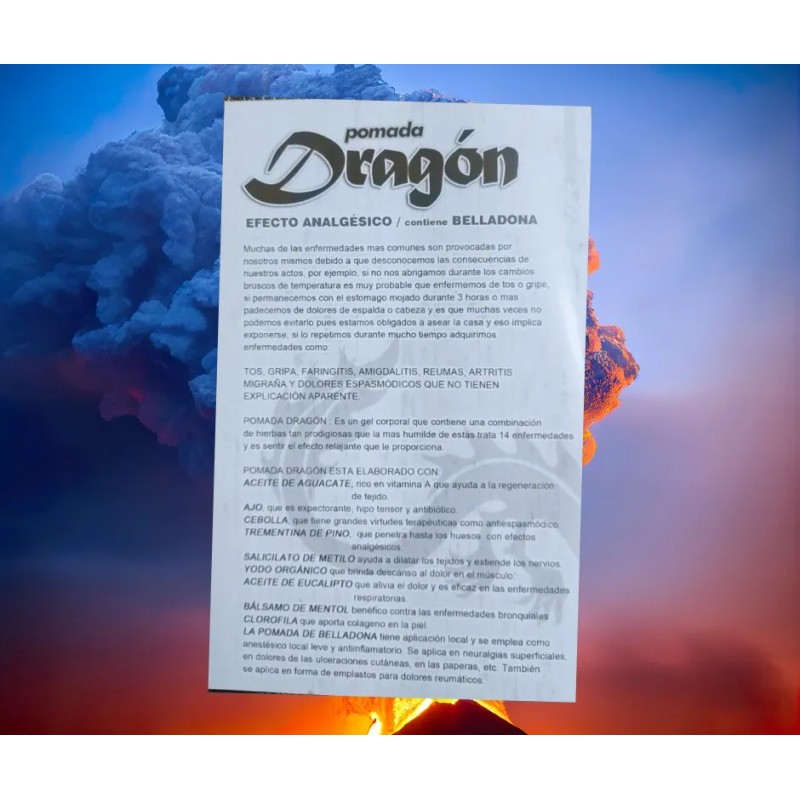 Gel Corporal Pomada De Dragon: Combo Fuerza Del Dragon 2pz