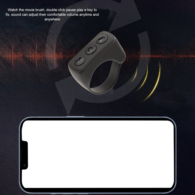 Bluetooth Remote Control Page Turner APP Remote Scrolling Ring Clicker