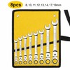 Metric Flex-Head Ratcheting Wrench Set for Auto Repair – 72-Tooth
