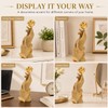MOTIAHOOM Gold Hands Holding Rose Figurine