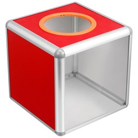 Tofficu Box Suggestion Box with Hole Acrylic Donation Ballot Box No Words Clear Ticket Raffles Drawing Voting Comment Box for Company Party 20CM