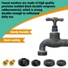 XBVV 106 PCS Faucet Washer Assortment Kit with Assorted Flat