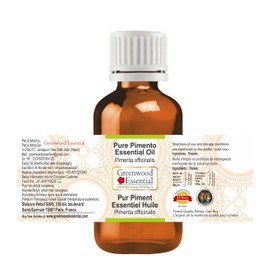 Greenwood Essential Pure Pimento Essential Oil (Pimenta officinalis) Natural Therapeutic Quality Steam Distilled 50 ml (1.69 oz)