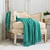 CREVENT Boho Crochet Throw Blanket for Couch Sofa Chair Bed