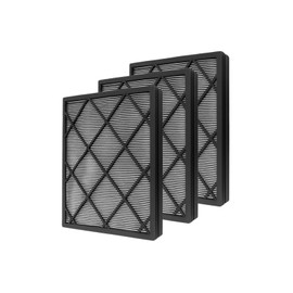 Nispira HE400 Replacement Filter For Shark Air Purifier HE401 HE402 HE405 4 Fan True HEPA with Activated Carbon Infused Advanced Odor Lock, 3 Packs