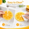 Round Silicone Coaster with an Orange-Themed Design (3.15 × 3.15