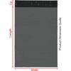 Pack of 5-24 x 28 Inch | Grey Plastic Mailing