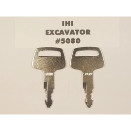 Aftermarket (2) IHI Key Excavator Construction Heavy Equipment Ignition Key   FREE SHIPPING