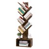 Yoobure Tree Bookshelf - 6 Shelf Retro Floor Standing Bookcase,