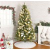 DERAYEE X'mas Christmas Tree Skirt Ornament, Fashionable, Round Shape, Interior