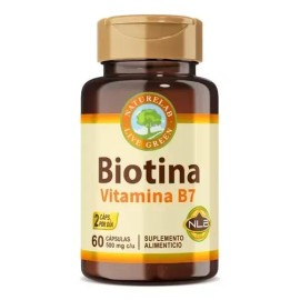 Suplemento en cápsula Naturelab Carbohidratos de Biotina con vitamina B7 x 500mg                                                                      