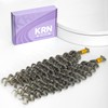 KRN Gray Human Hair Bundles Deep Curly 100g Grey Braiding