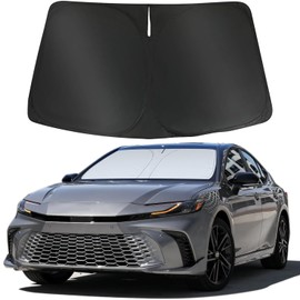 CIMOF Windshield Sun Shade Fit for Toyota Camry Accessories 2025, Windshield Sunshade, Foldable Front Window Sun Shade, Screen Shield Cover, UV Blocker Protector Heat Shield