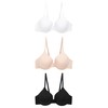 NEXT Lightly Padded Full Cup Bras Pack of 3, Black