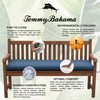 Tommy Bahama Bench Cushion, 50" X 16" X 2.5", Bamboo