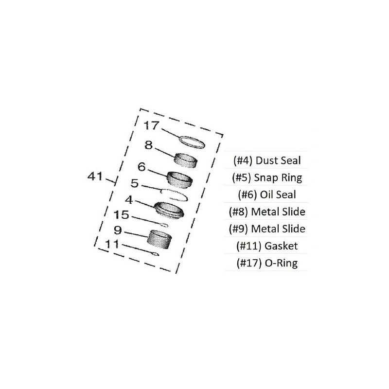 Yamaha Motors FORK SEALS KIT BAP-W003B-00-00