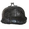 100% Leather Small Change Purse with Clasp BR