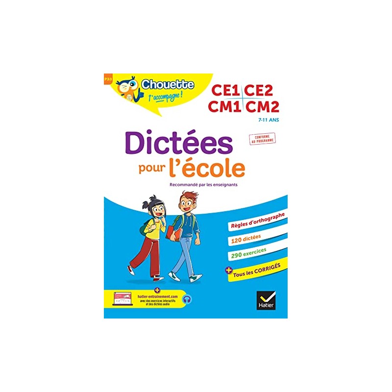 Dictées pour l'école, CE1/CE2/CM1/CM2