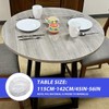 WANDGU Transparent Tablecloth Round: Round Elastic Tablecloth with Elastic Band,